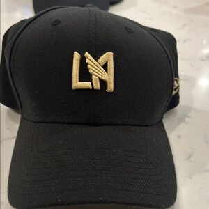 Black Cap with Gold LA FOOTBALL CLUB 39 thirty new era